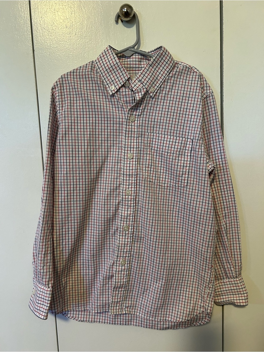 Gap Windowpane Plaid Dress Shirt